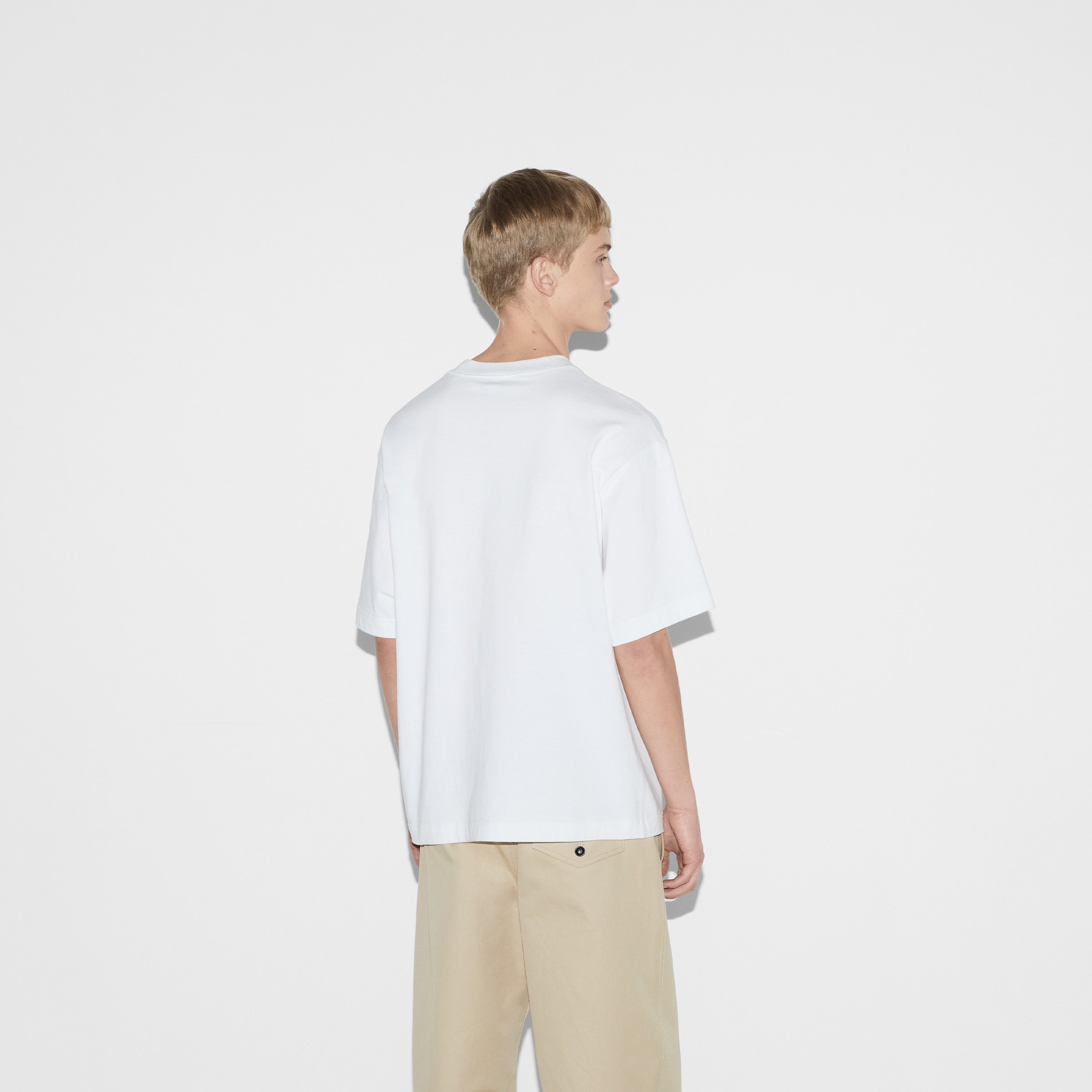 Cotton jersey T-shirt with Gucci print - 4
