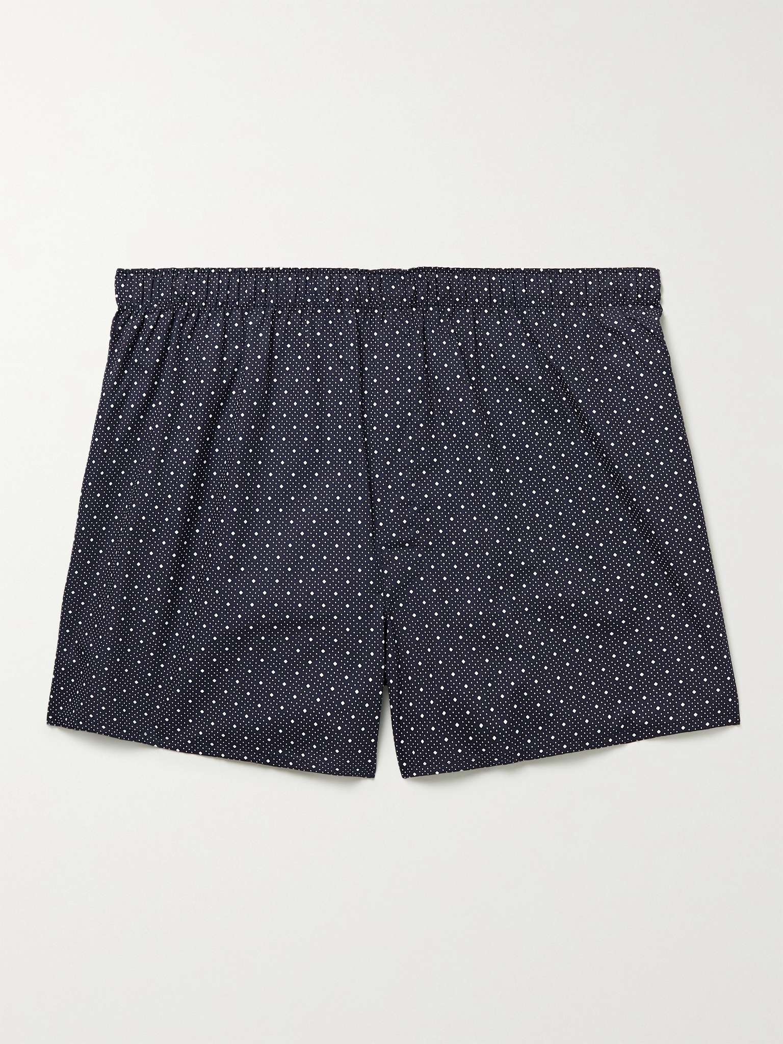 Printed Cotton Boxer Shorts - 1