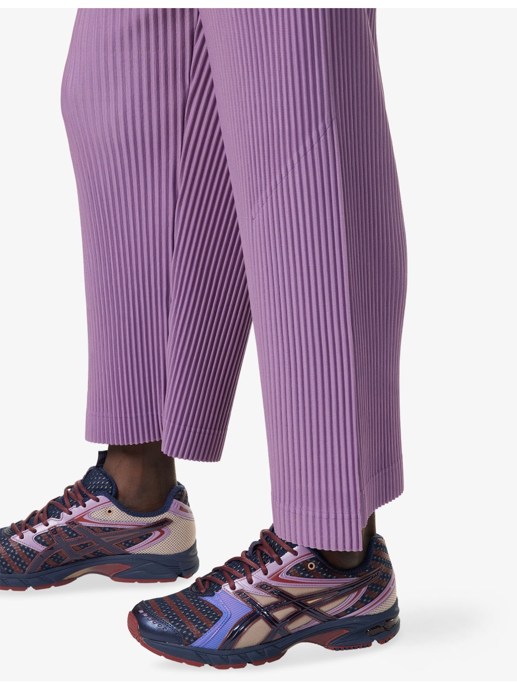 Pleats Straight-Leg Knitted Trousers - 5