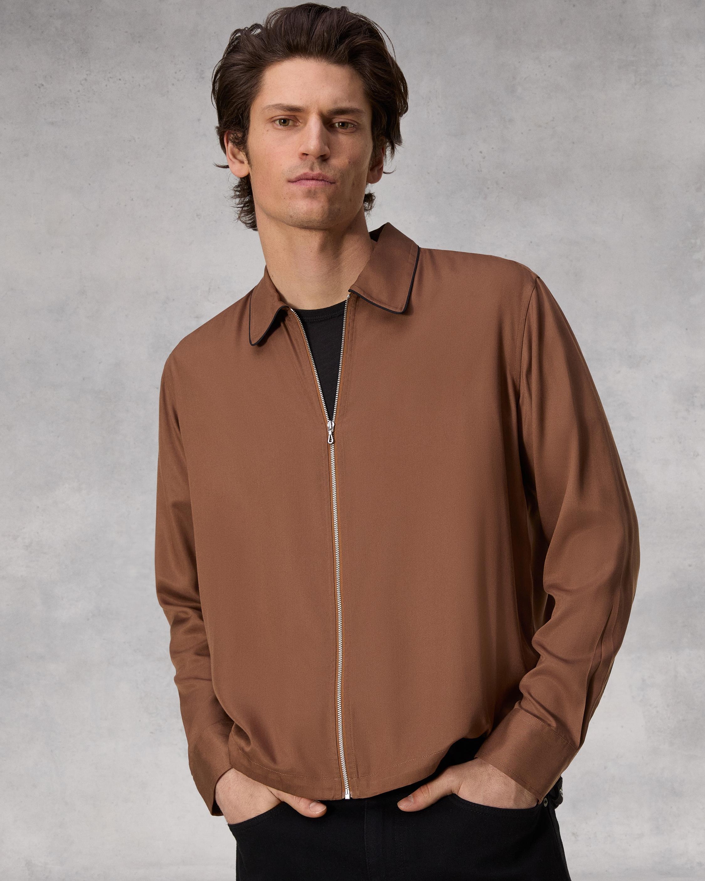 Blouson Viscose Zip Shirt
Relaxed Fit - 6