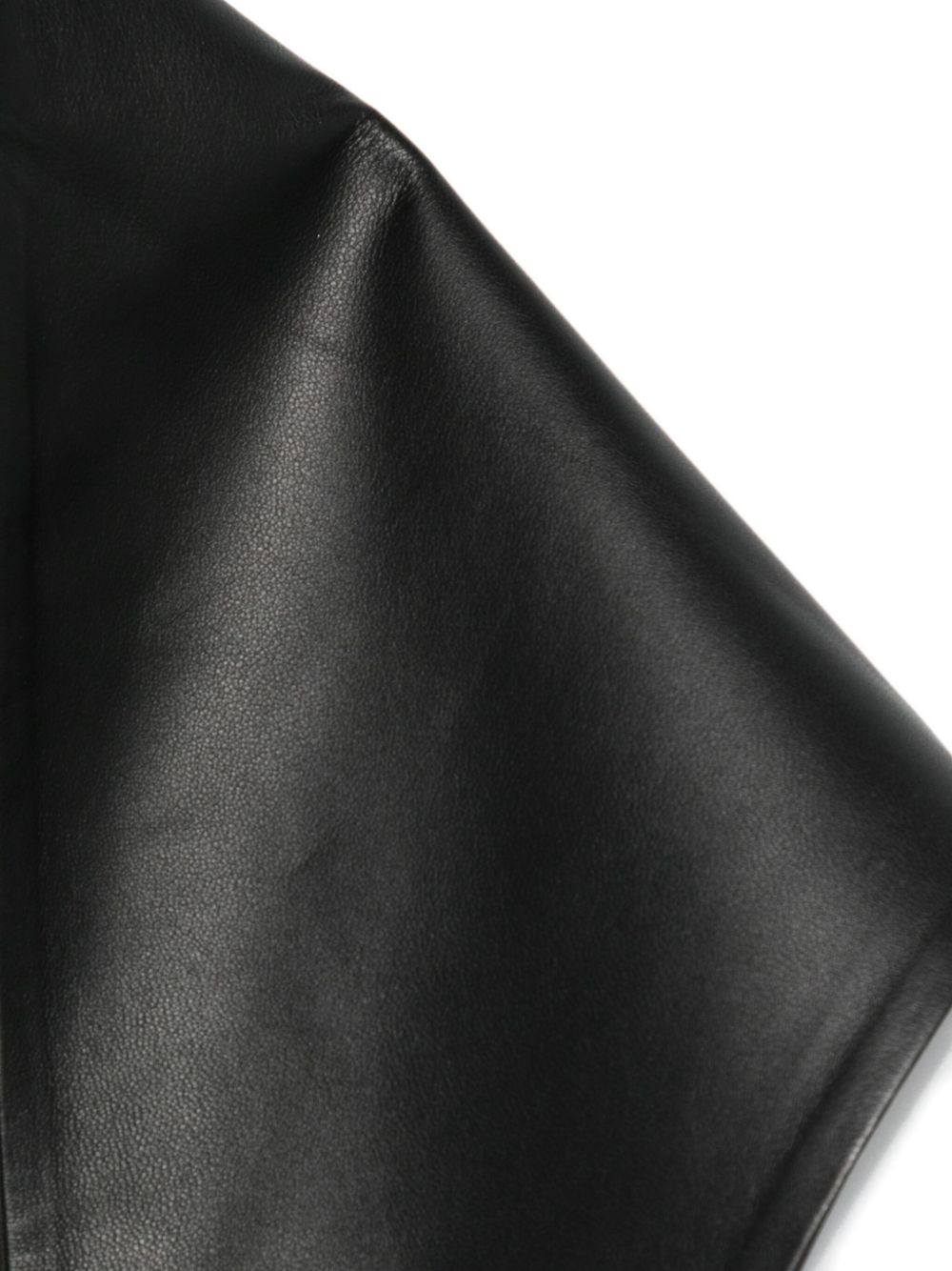 triangular leather scarf - 3
