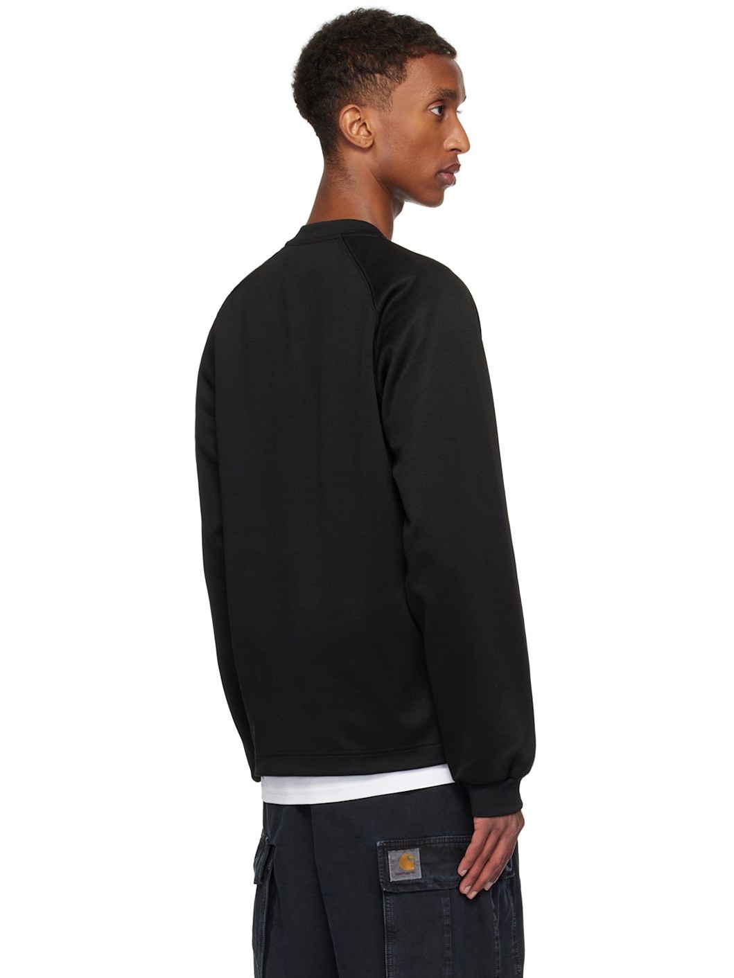 Black Bolan V-Neck Sweatshirt - 3