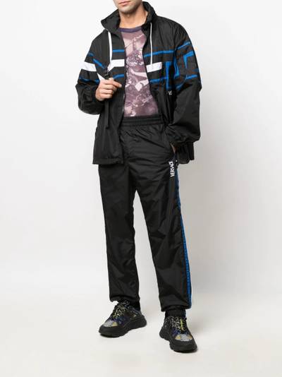 VERSACE Greca logo-print sports jacket outlook