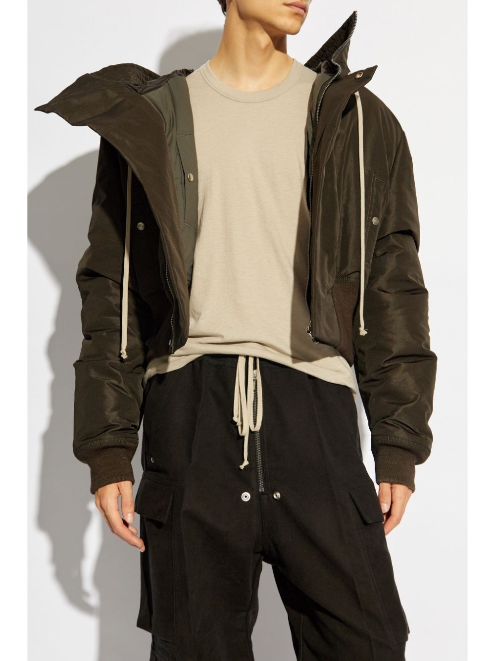 hooded bomber jacket - 3