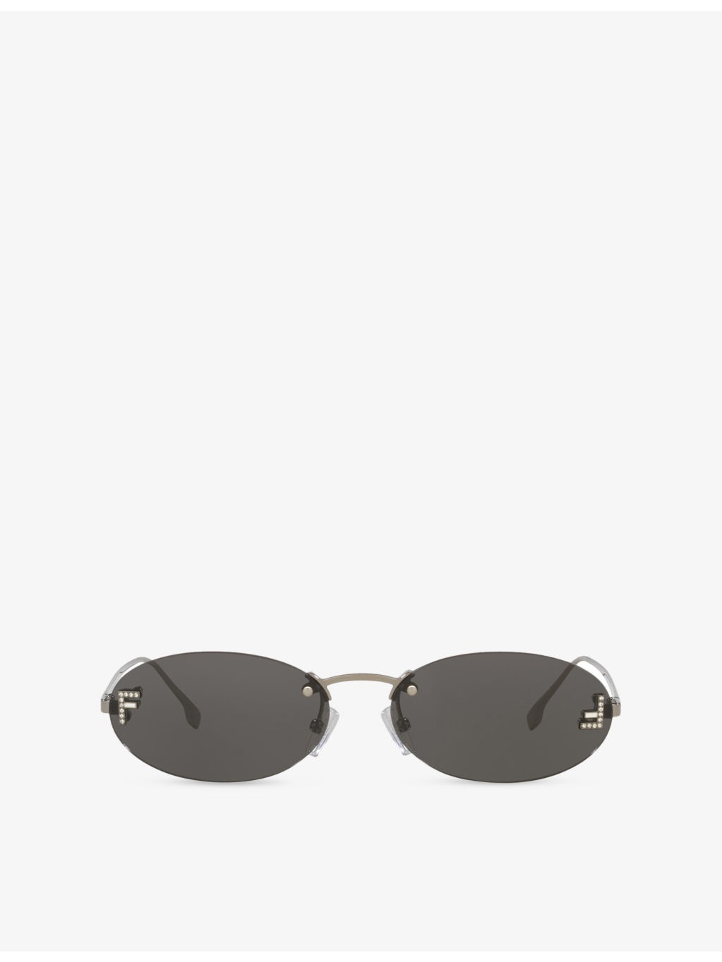 FE4075US Oval-Frame Metal Sunglasses - 1