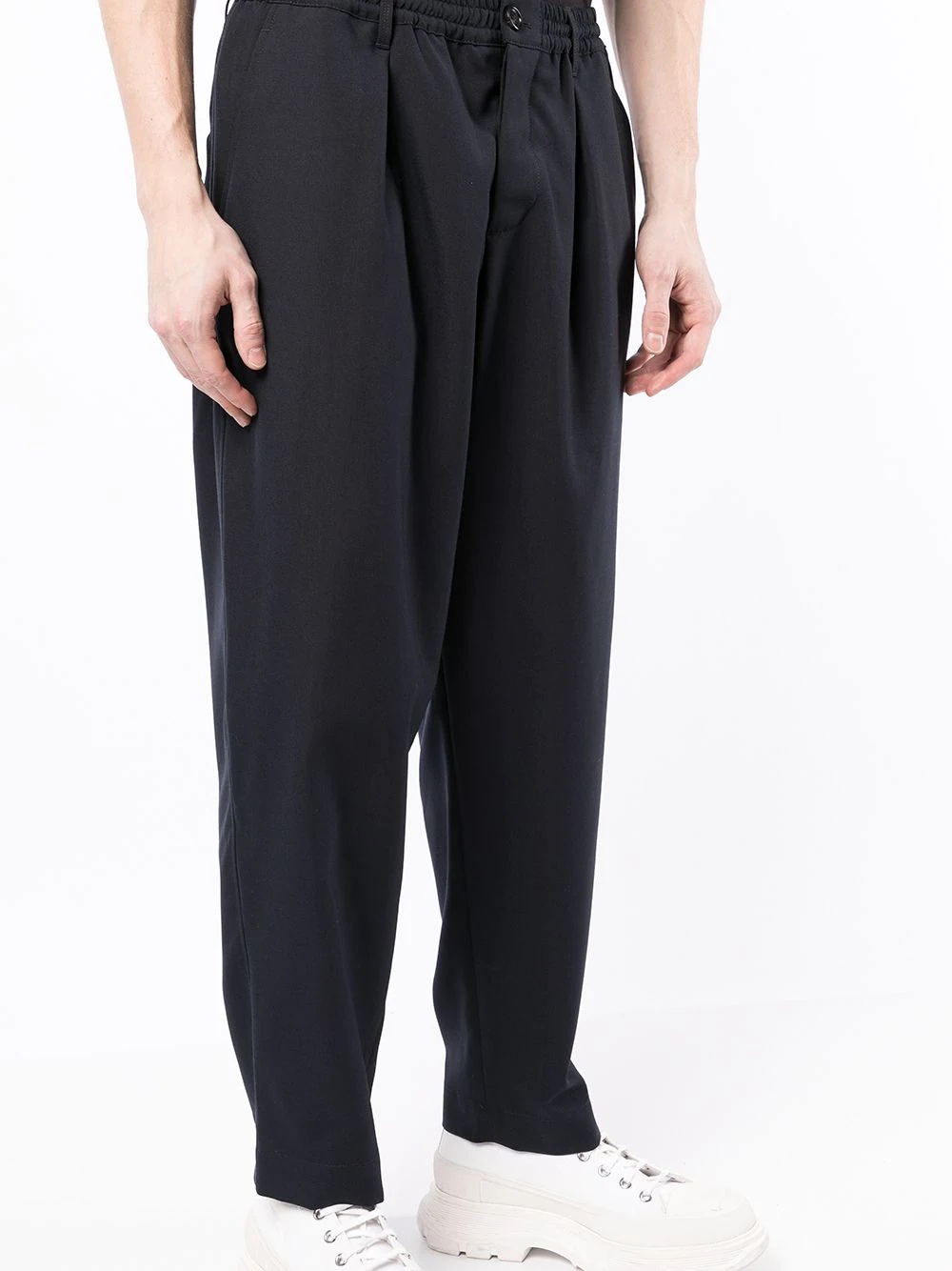 cropped tapered trousers - 5