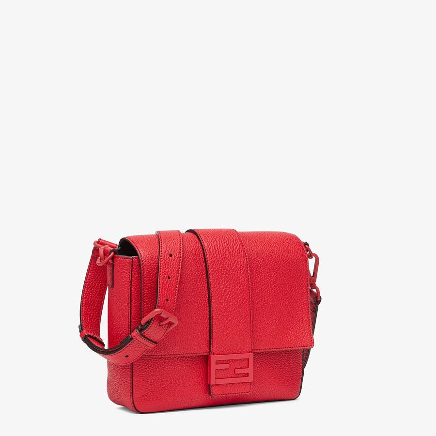 Red leather bag - 2