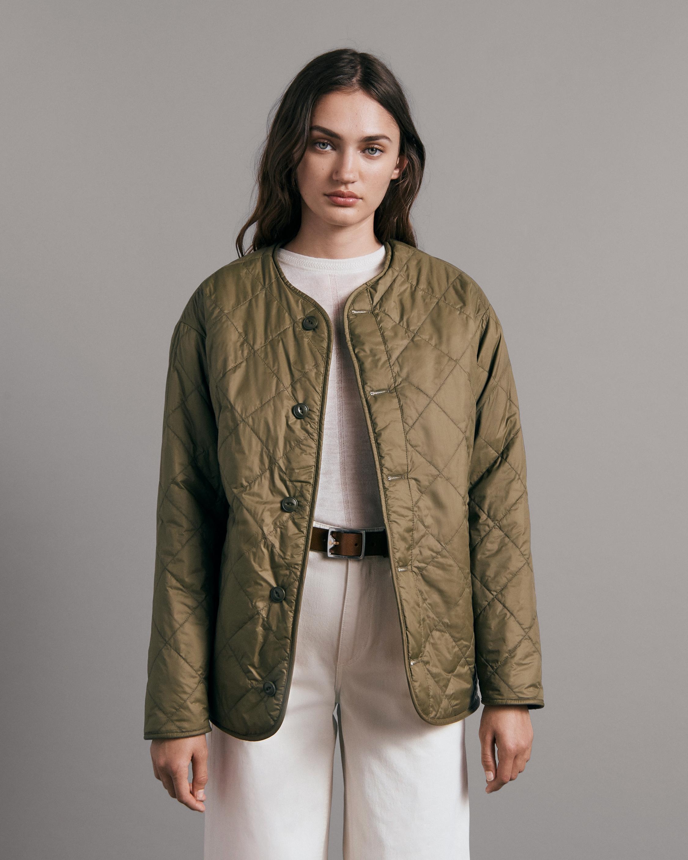 Brielle Nylon Quilted Reversible Liner
Classic Fit Jacket - 5