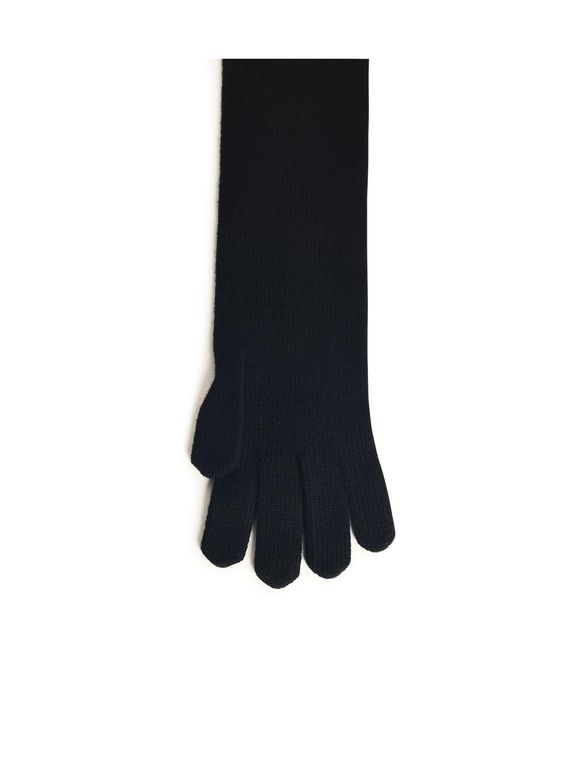 Max Mara 'Timor' Black Cashmere Gloves Women - 3