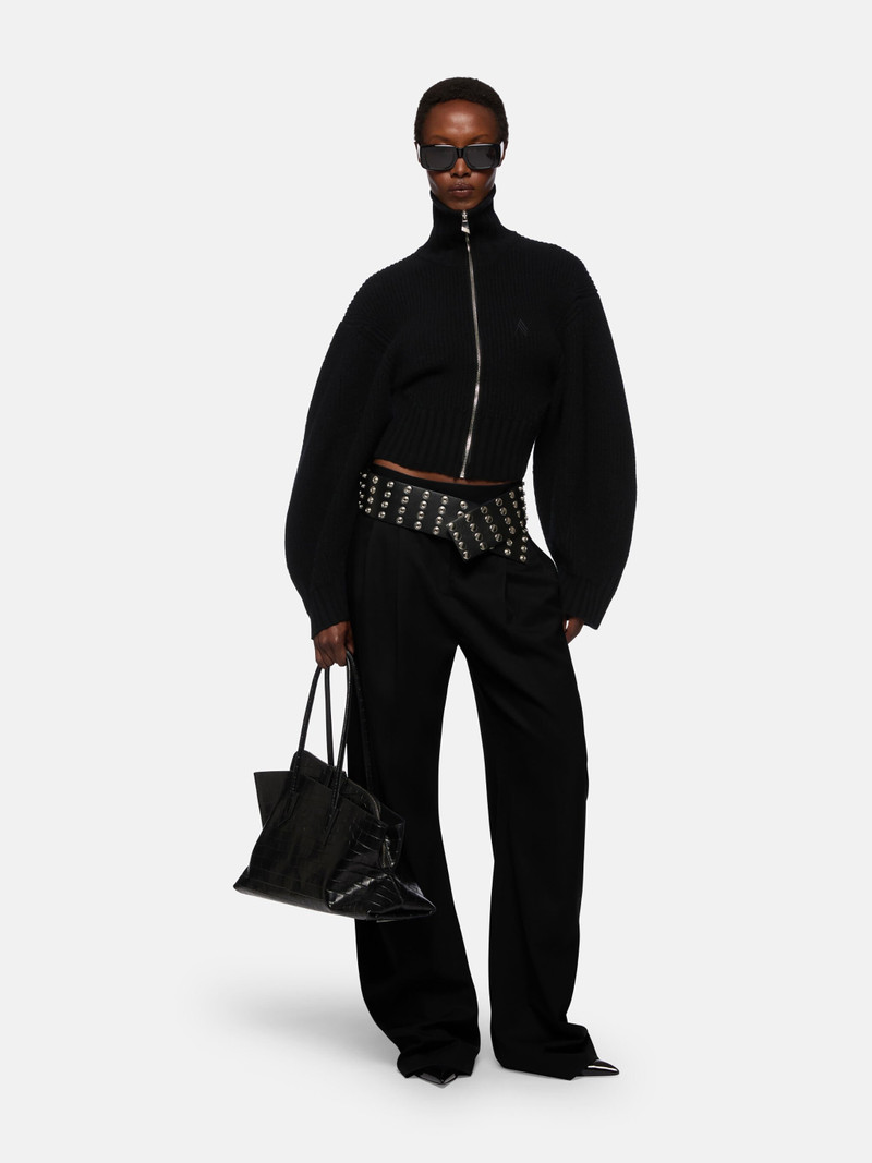 THE ATTICO "GARY'' BLACK LONG PANTS outlook