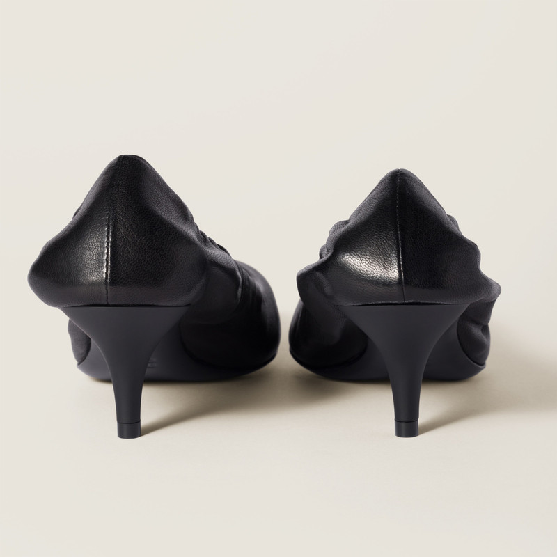Miu Miu Nappa leather pumps outlook