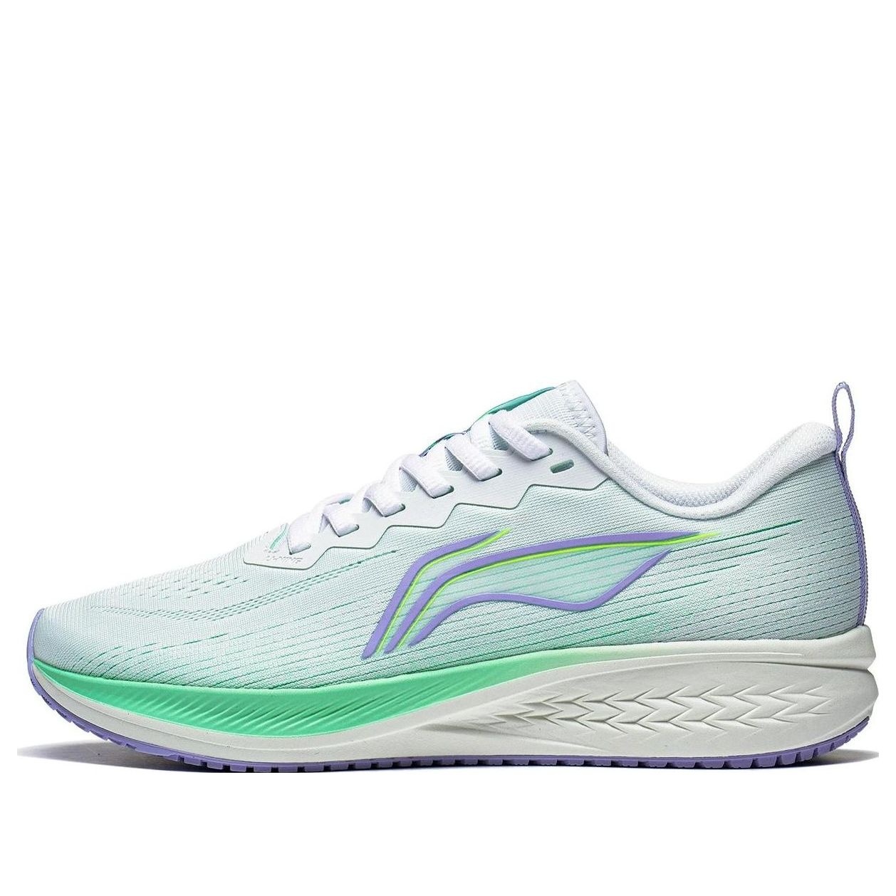 (WMNS) Li-Ning RED HARE VI Racing Running Shoes 'White Green' ARMT016-13 - 1