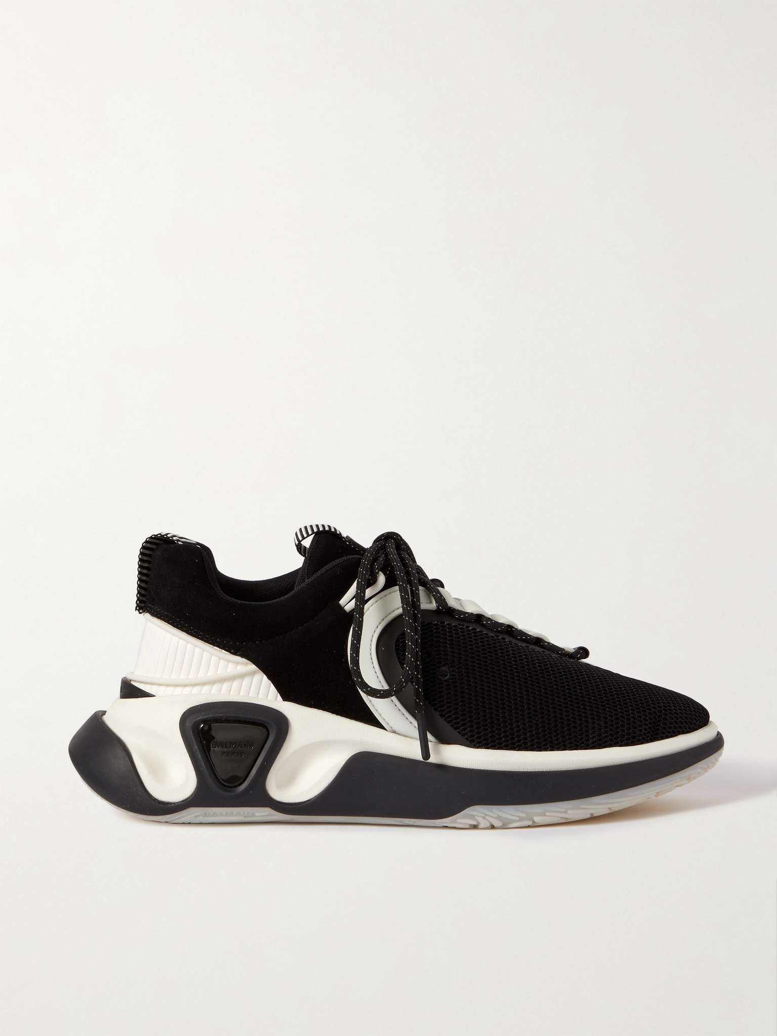 B-Runner Suede and Mesh Sneakers - 1