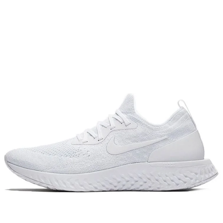 (WMNS) 나이키 에픽 반응 Flyknit '트리플 화이트' AQ0070-102 - 1