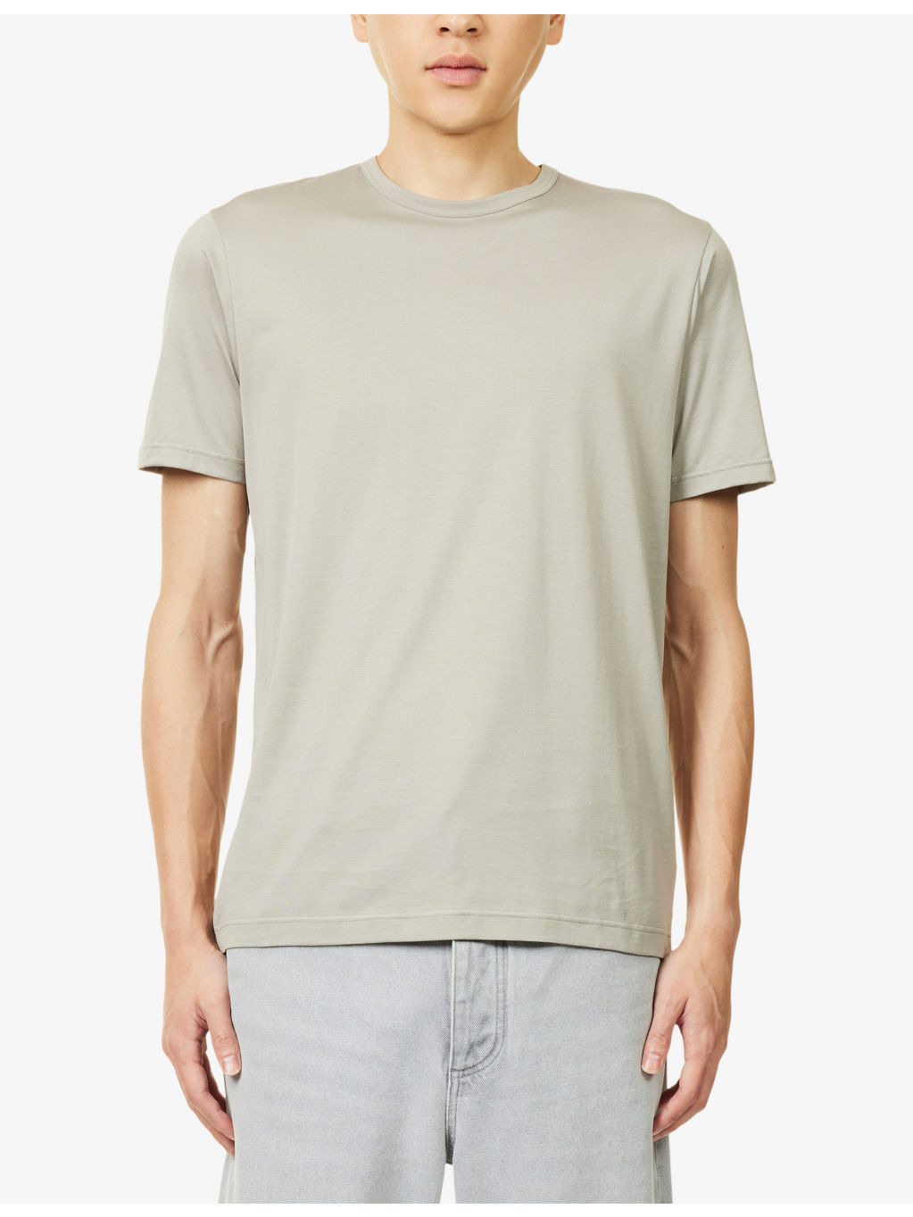 Short-Sleeve Classic Cotton-Jersey T-Shirt - 3