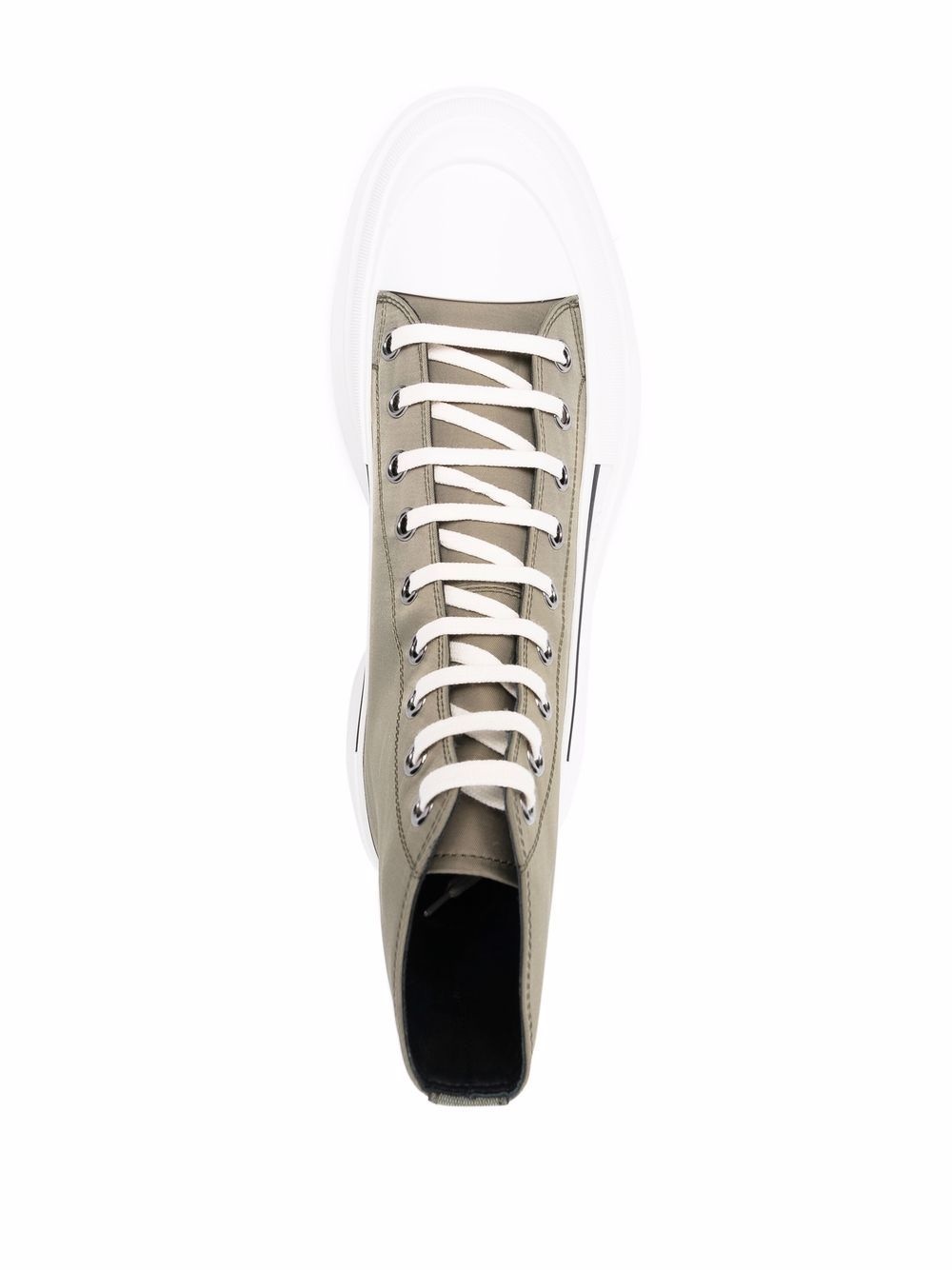 lace-up high-top sneakers - 4