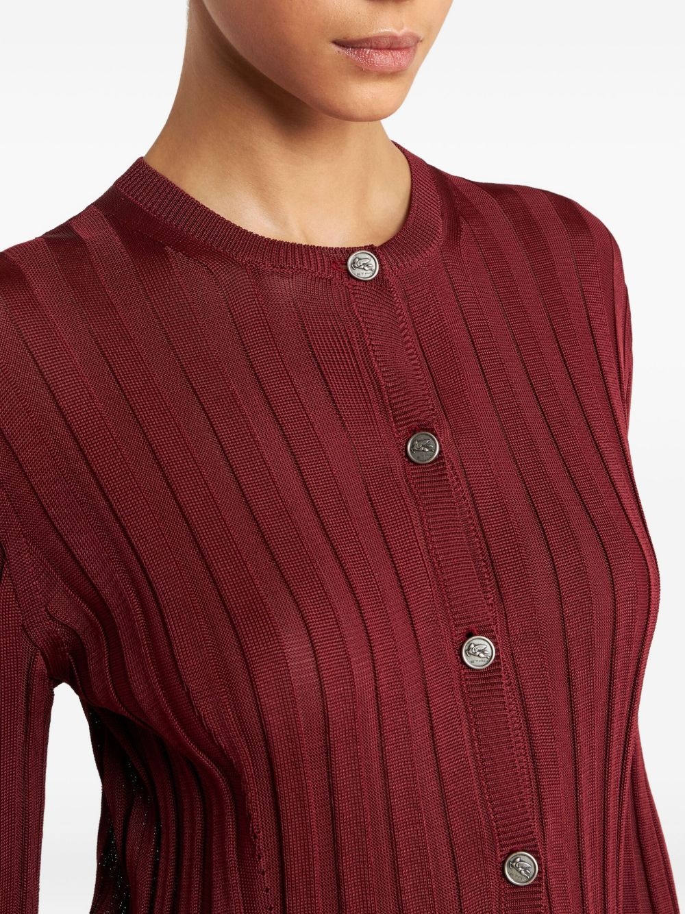 button-up cardigan - 4
