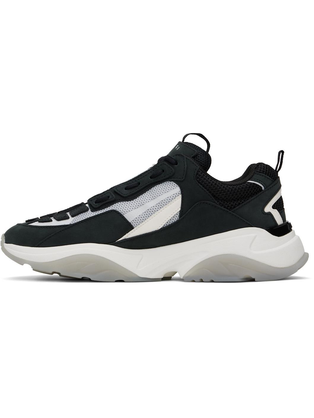 Black Bone Runner Sneakers - 3