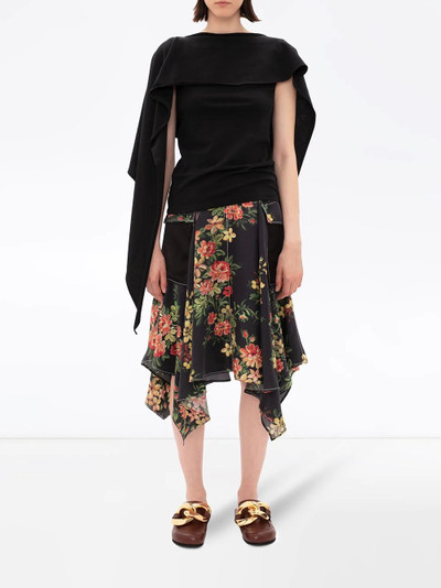 JW Anderson draped sleeveless top outlook