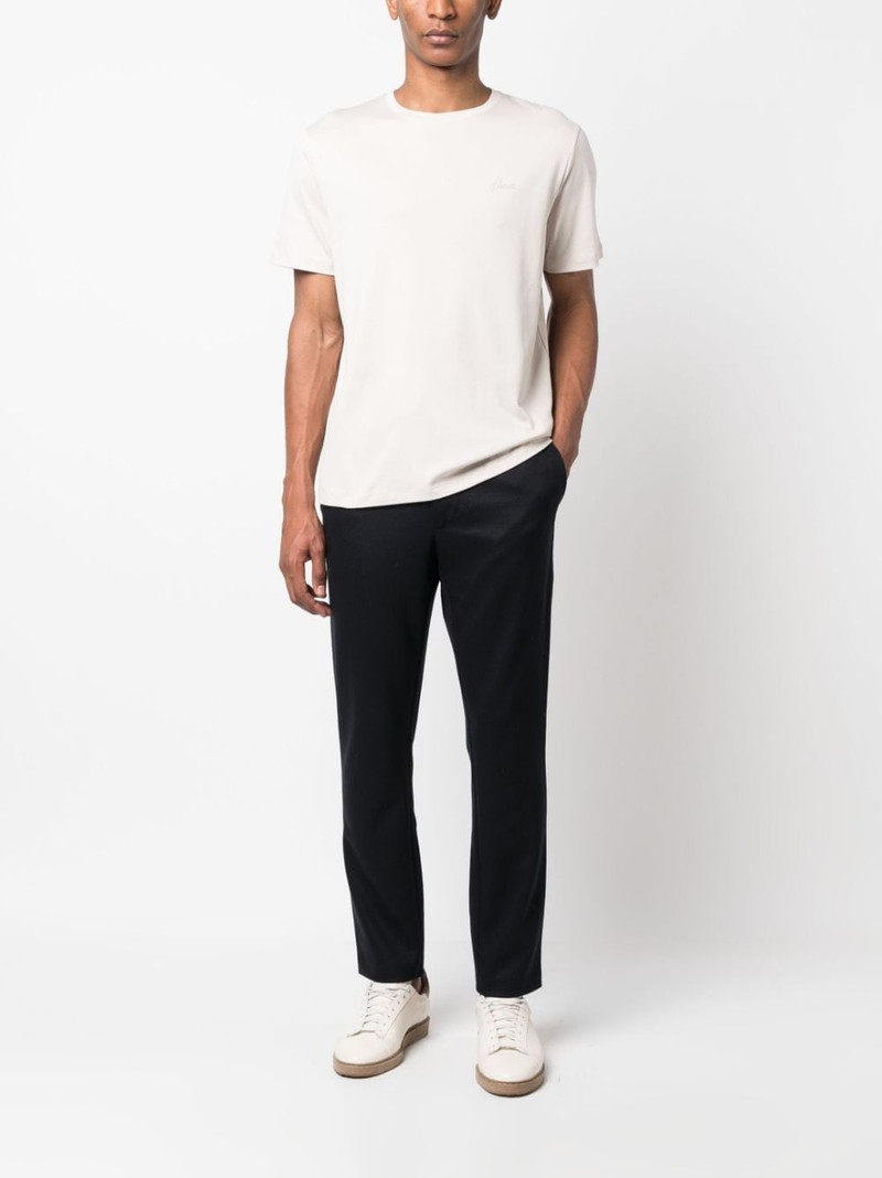 Herno logo-plaque cotton T-shirt outlook