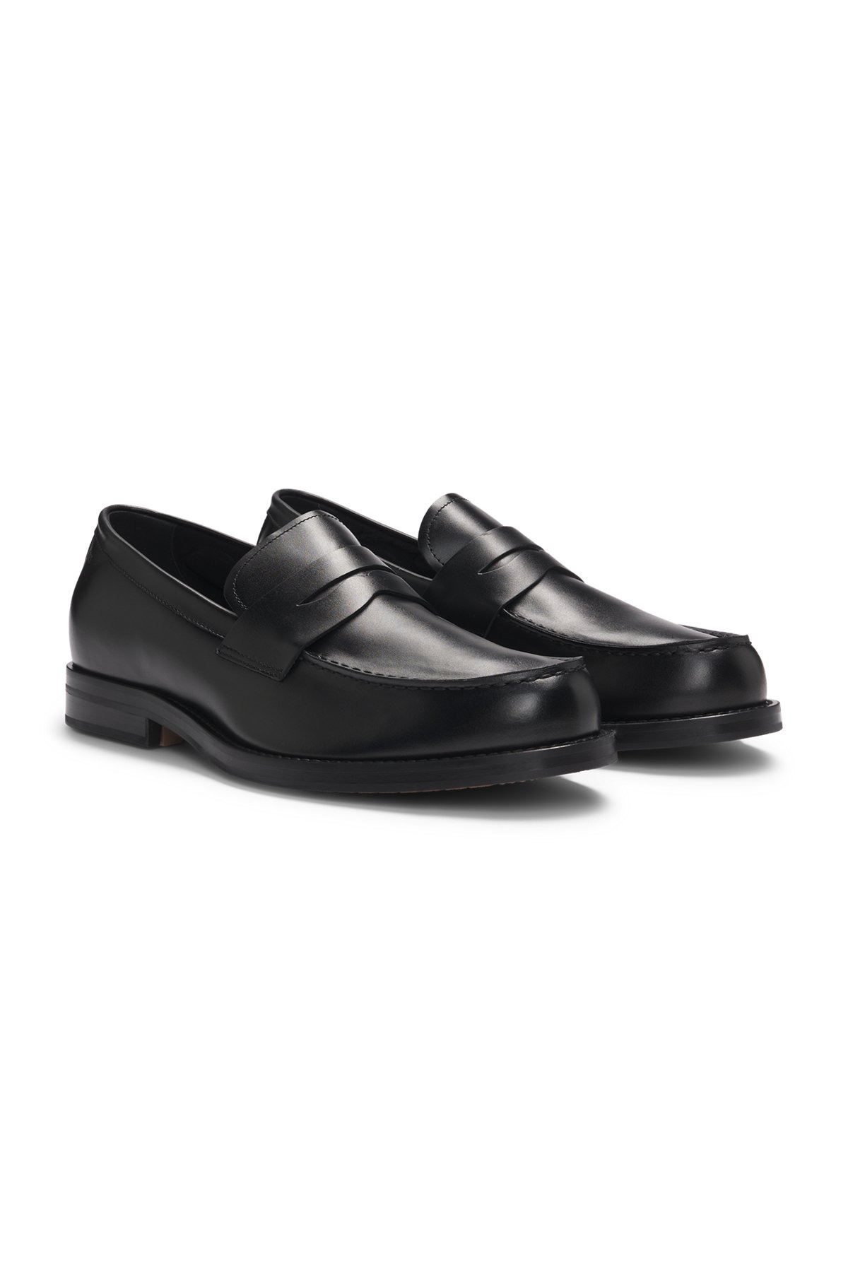 DRESSLETIC SLIP-ON PENNY LOAFERS IN LEATHER - 2