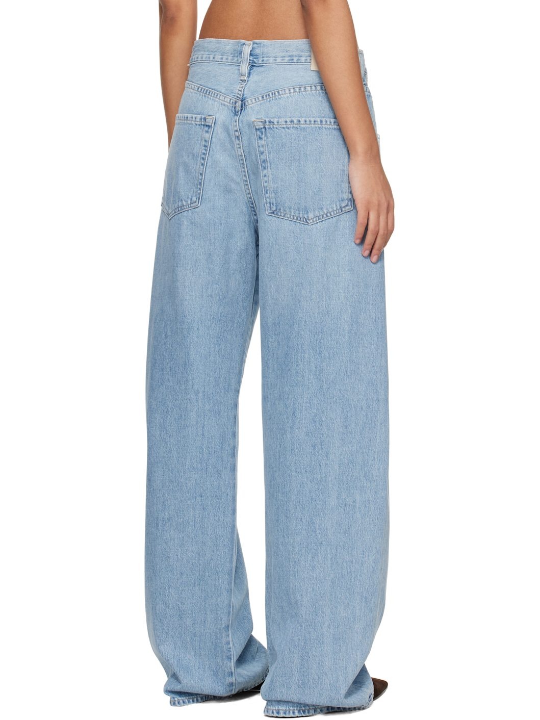 Blue Brynn Drawstring Jeans - 3