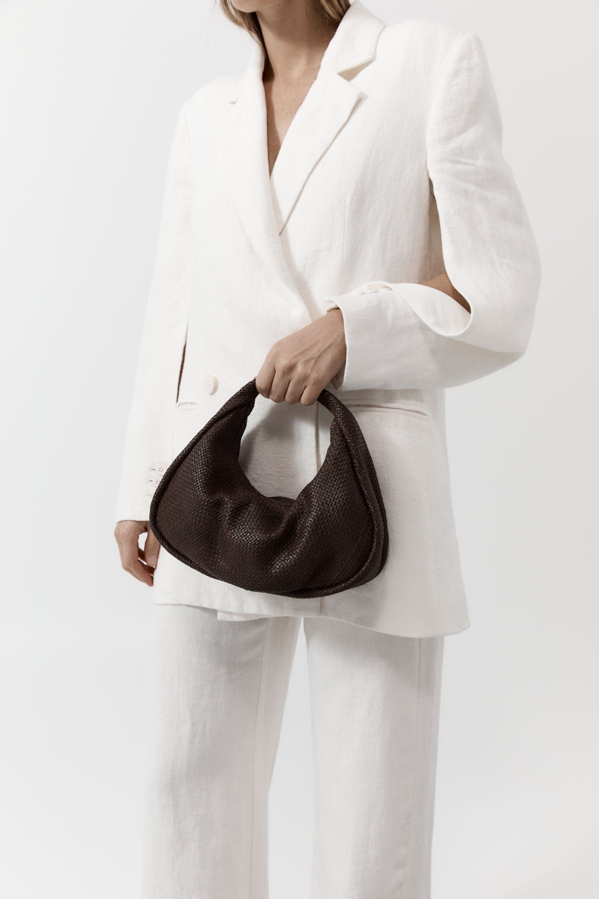 Woven Bon Bon Bag - Chocolate - 2