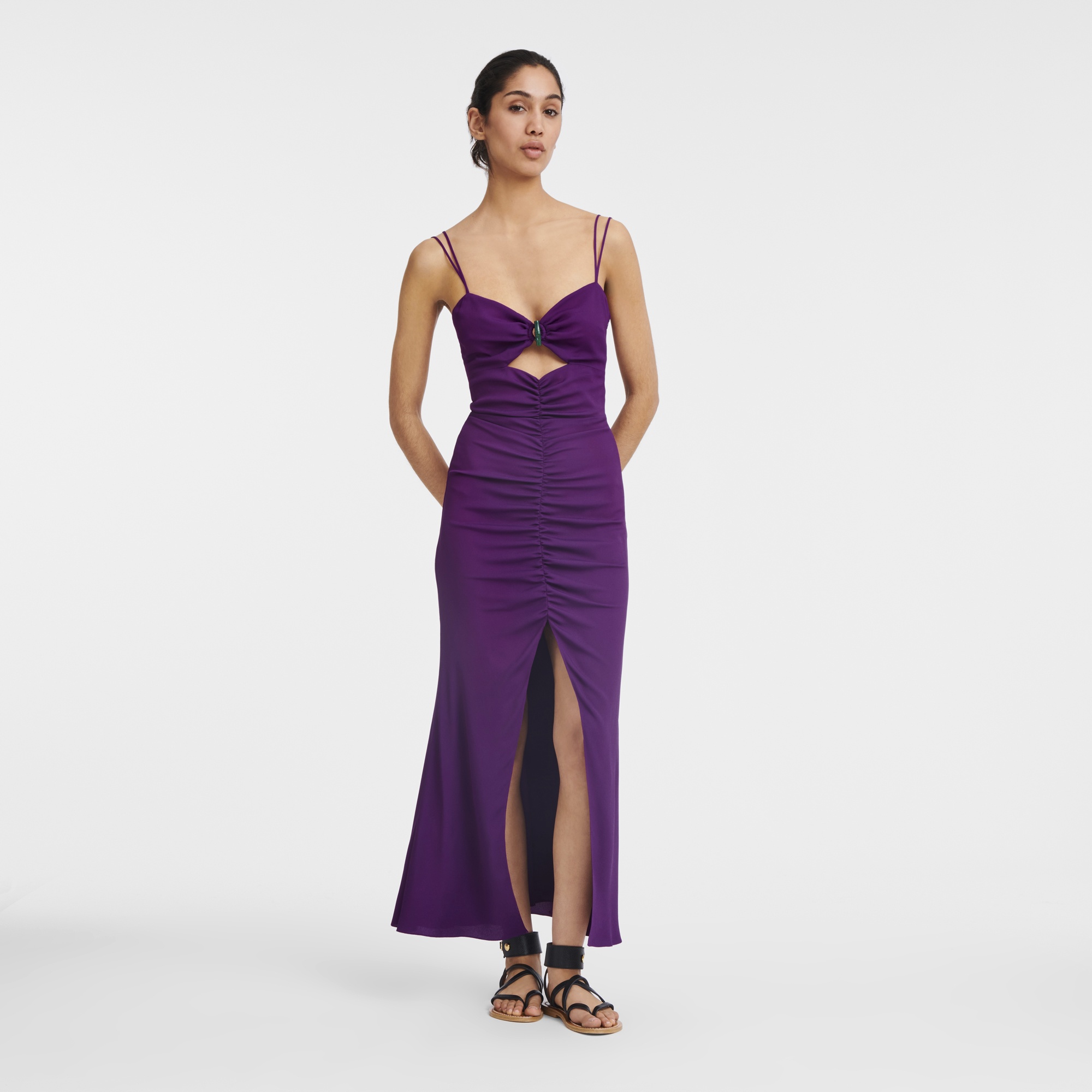 Midi dress Violet - Crepe - 2