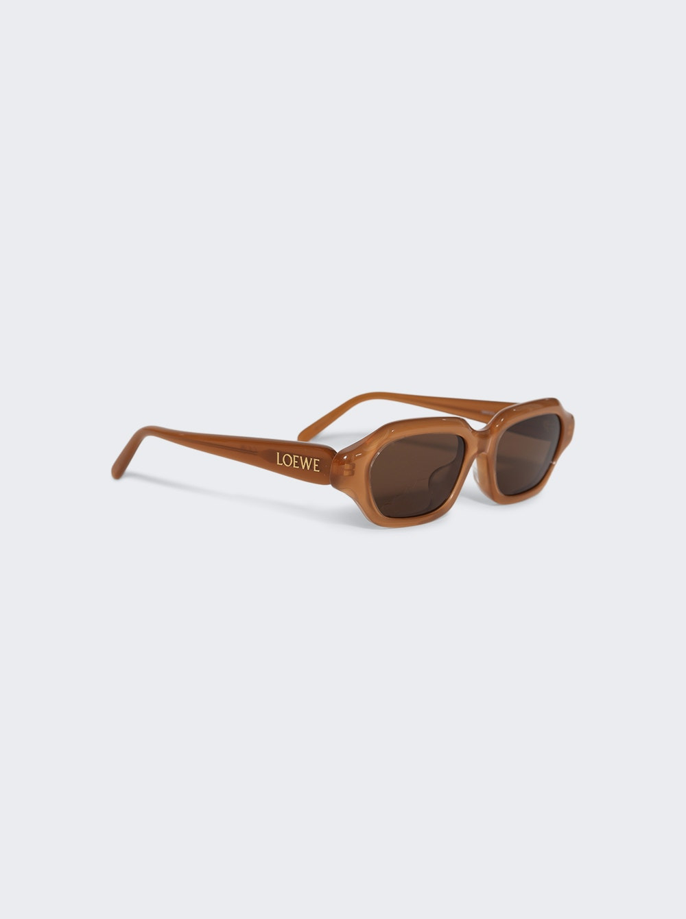 Slim Sunglasses Dark Brown And Brown - 4