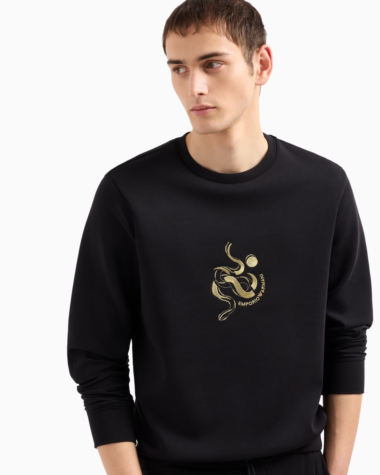 DOUBLE-JERSEY SWEATSHIRT WITH LUNAR NEW YEAR EMBROIDERY - 5