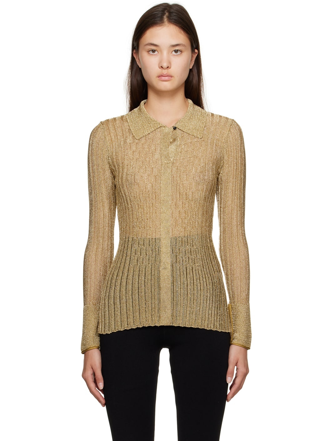 Gold Metallic Shirt - 1