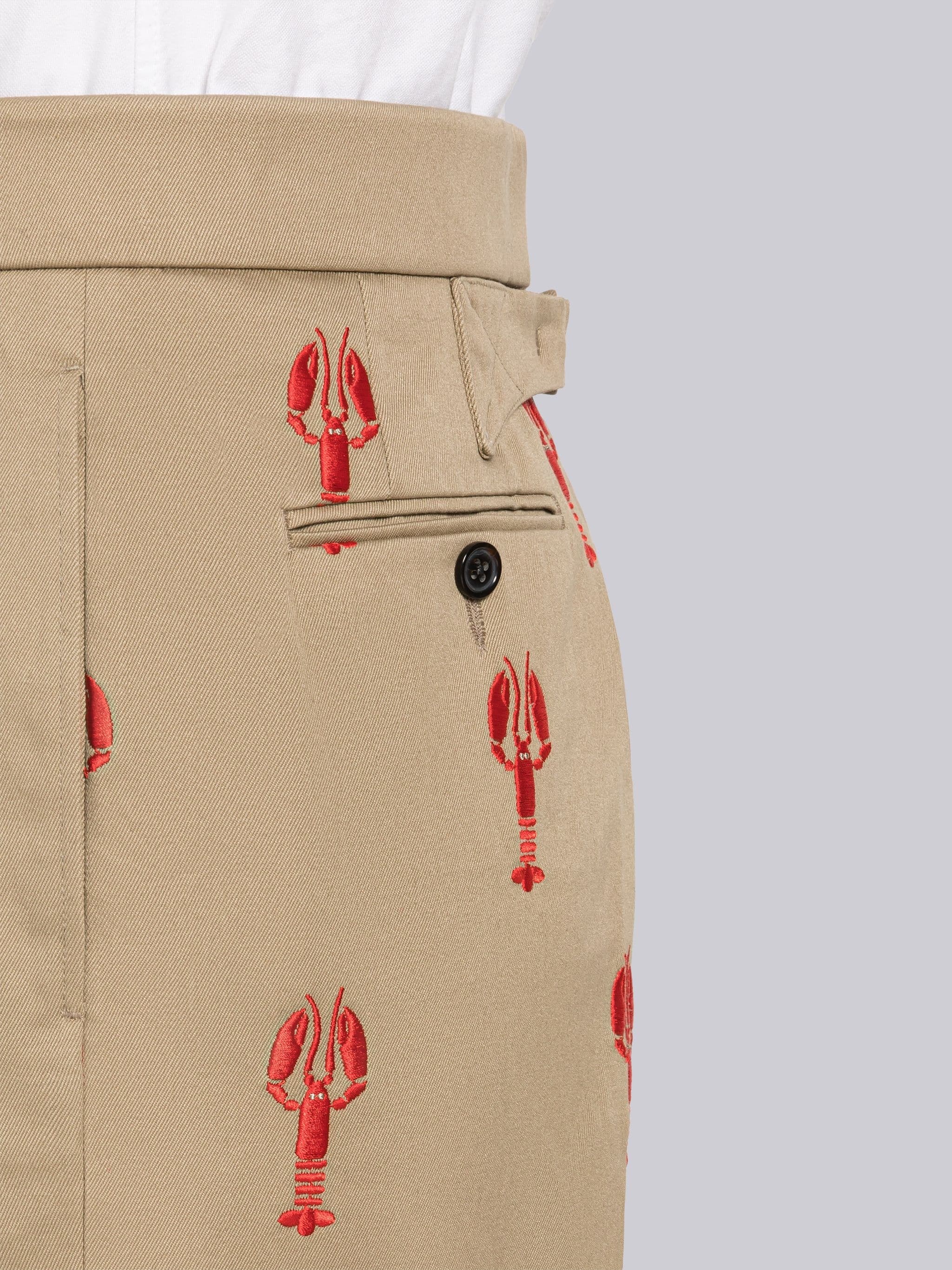 Cotton Twill Classic Lobster Backstrap Trouser - 5