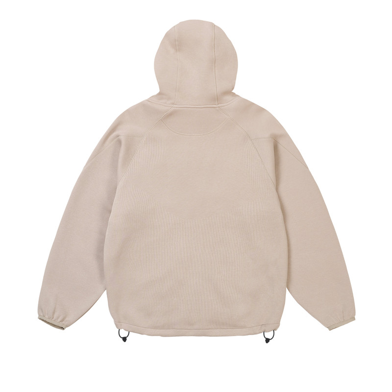 PALACE SPORTY ZIP HOOD CONCRETE GREY outlook