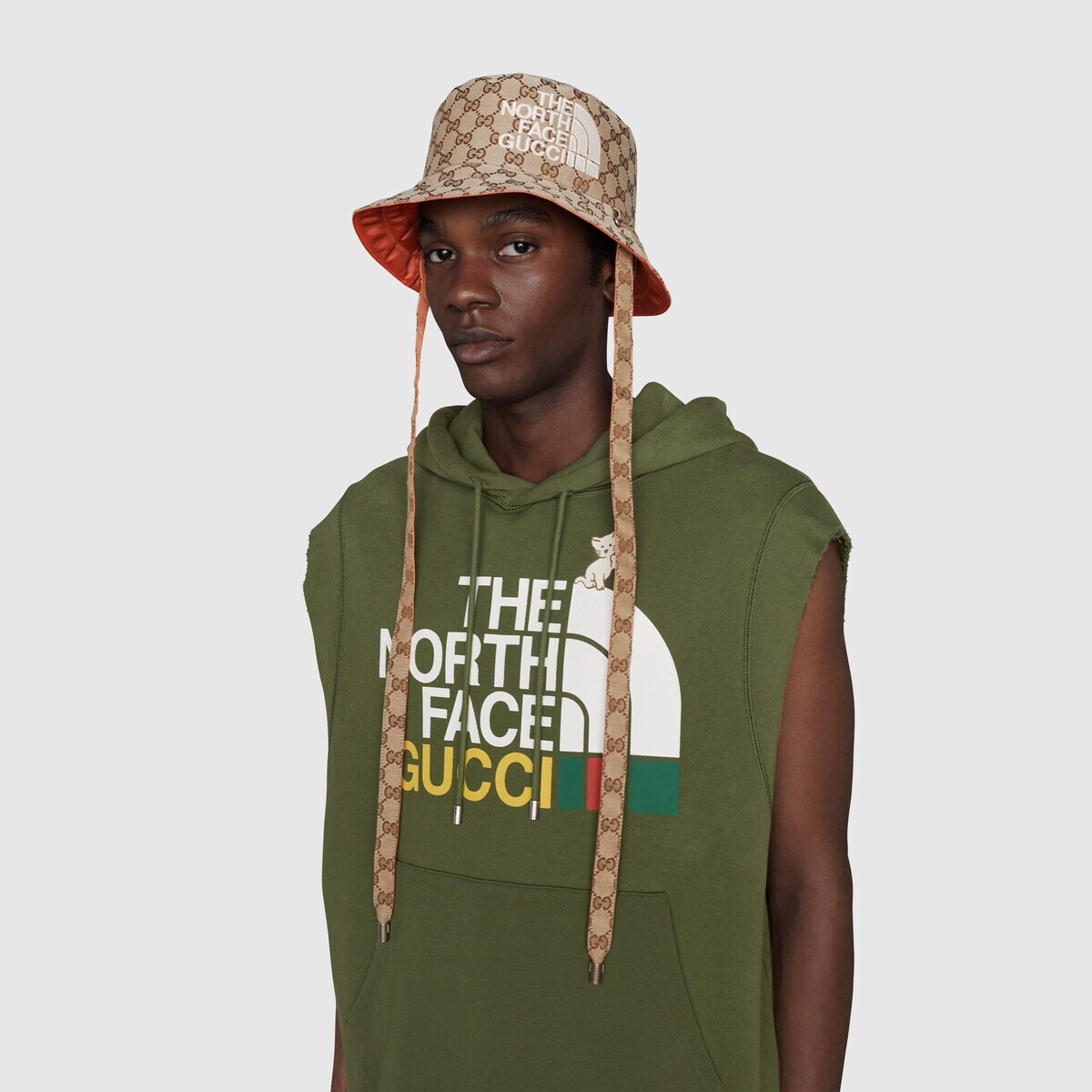 The North Face x Gucci sleeveless sweatshirt - 5