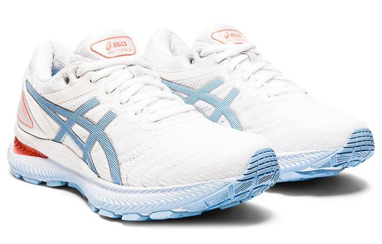 (WMNS) ASICS Gel Nimbus 22 'White Blue Bliss' 1012A587-103 - 3