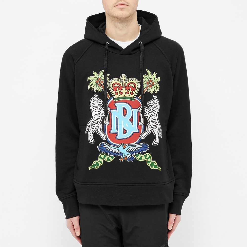 Neil Barrett Coat of Arms Printed Popover Hoody - 4