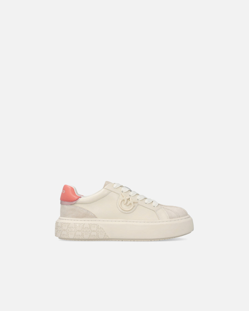 SNEAKERS WITH PLATFORM SOLE AND COLORED HEEL 1