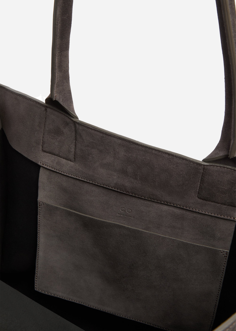 Large Tote Bag in Suede 4