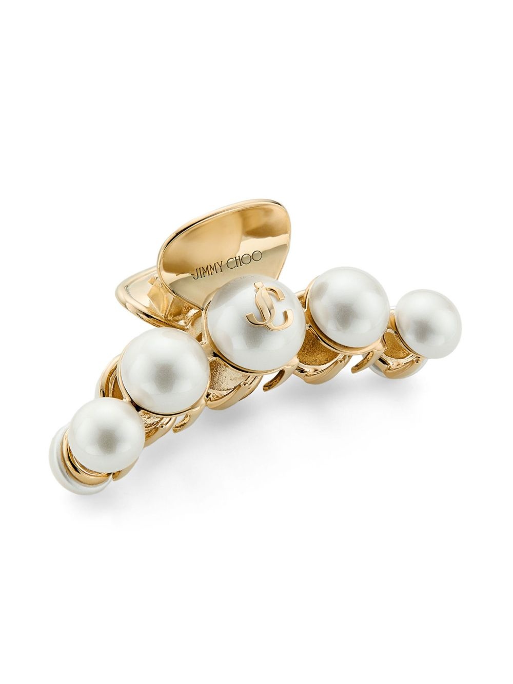 pearl-embellished claw clip - 2