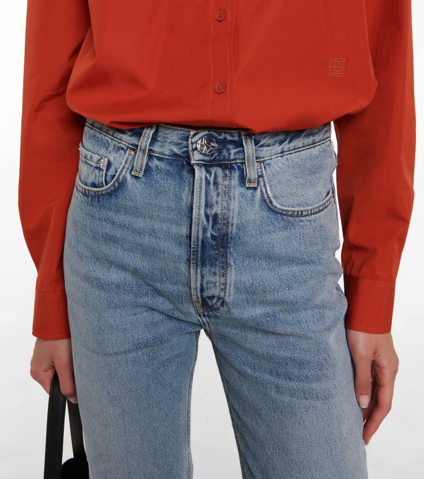 High-rise straight jeans - 4