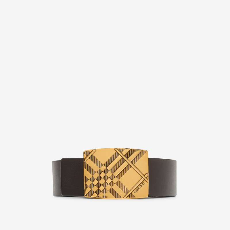 Reversible Engraved Check Belt 1