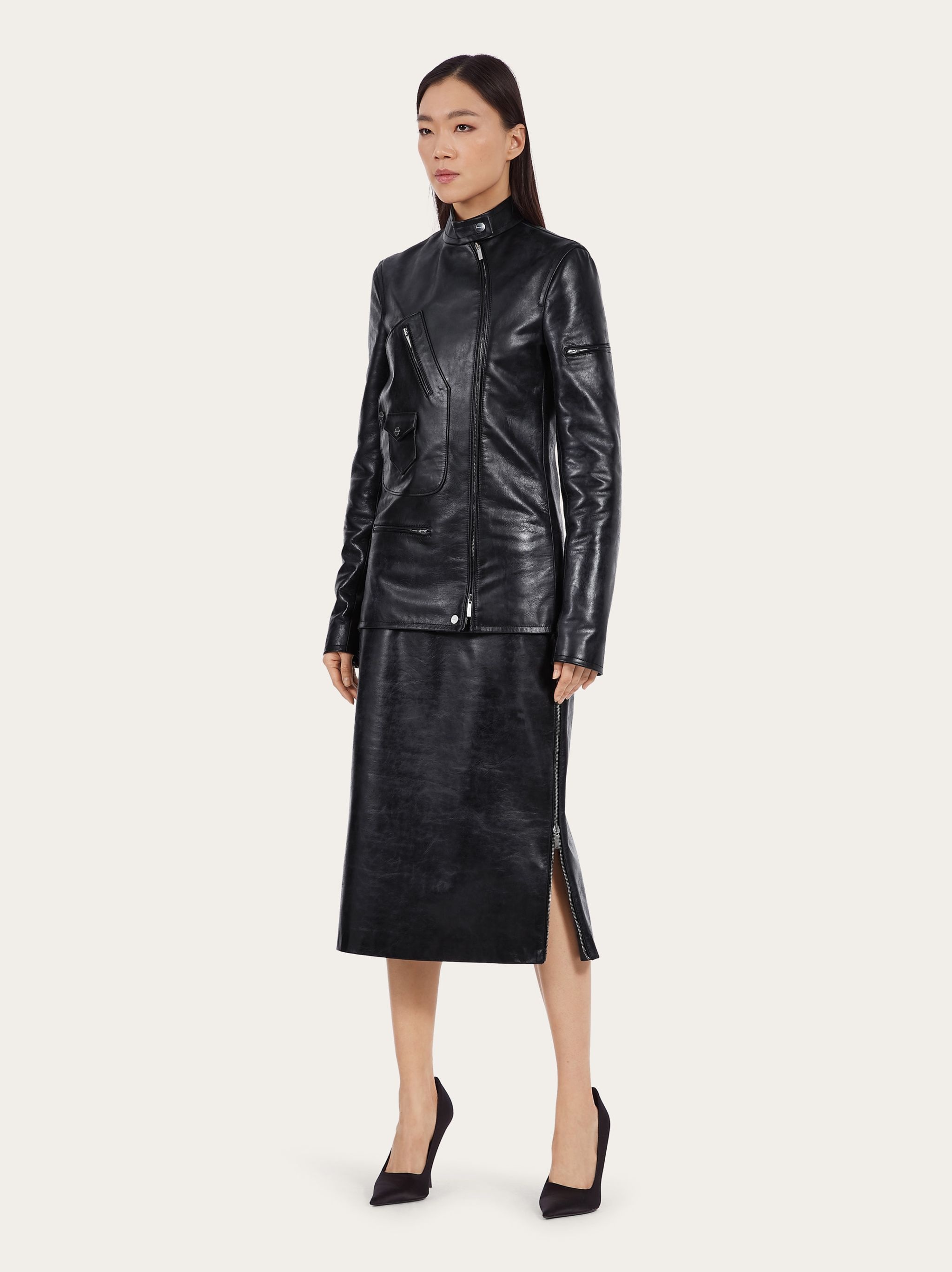 Nappa biker jacket - 5