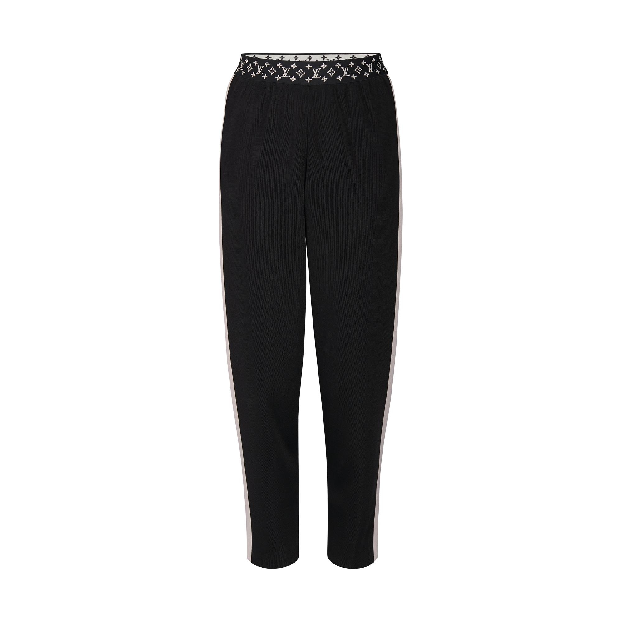 Knit Pant With Monogram Band - 1