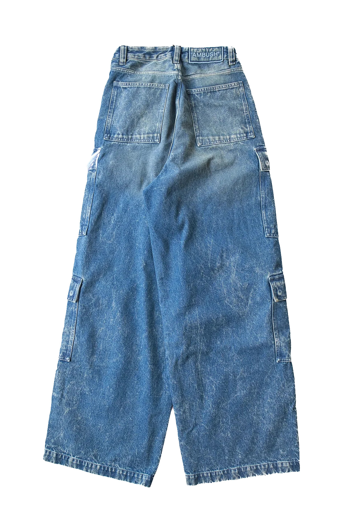 AMBUSH Denim Cargo Pants Blue - 2