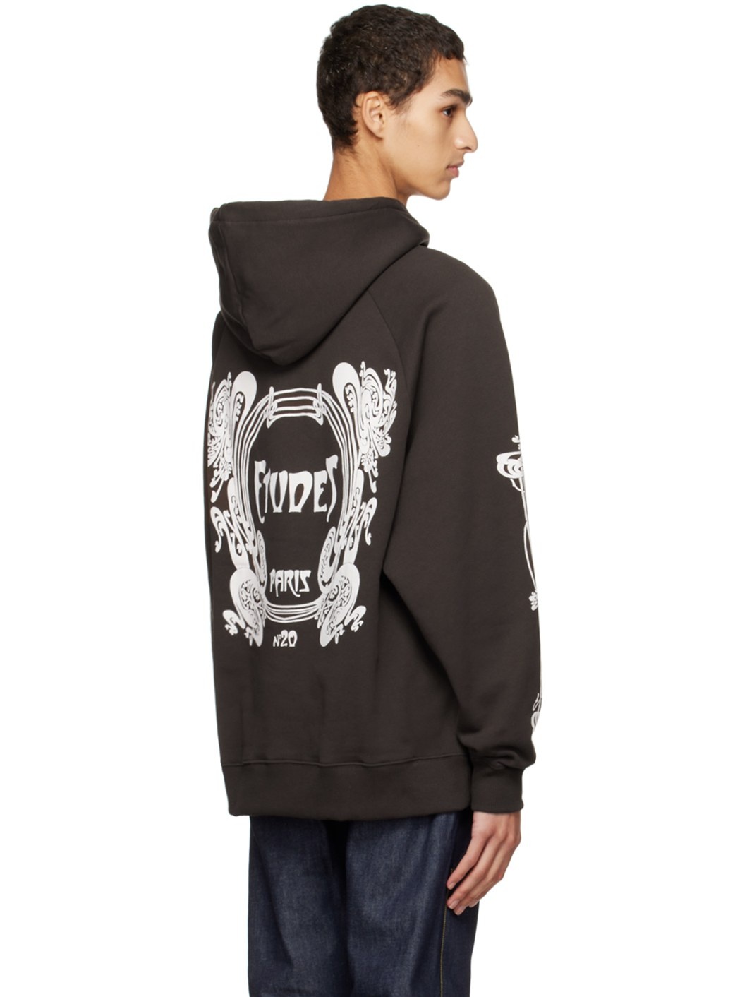 Brown Racing Paris Hoodie - 3