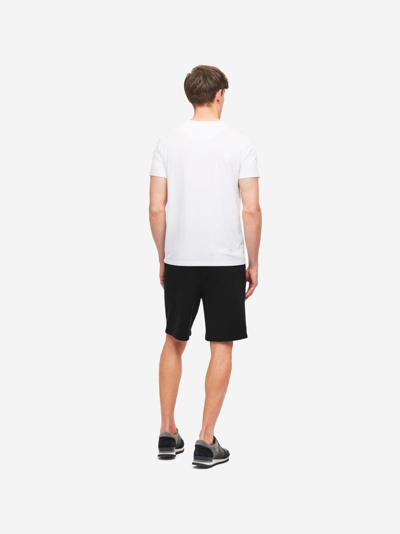 Men's Sweat Shorts Quinn Cotton Modal Black - 4