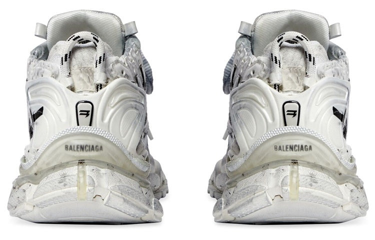 (WMNS) Balenciaga Runner Graffiti 'White' 677402W3RBQ9010 - 6