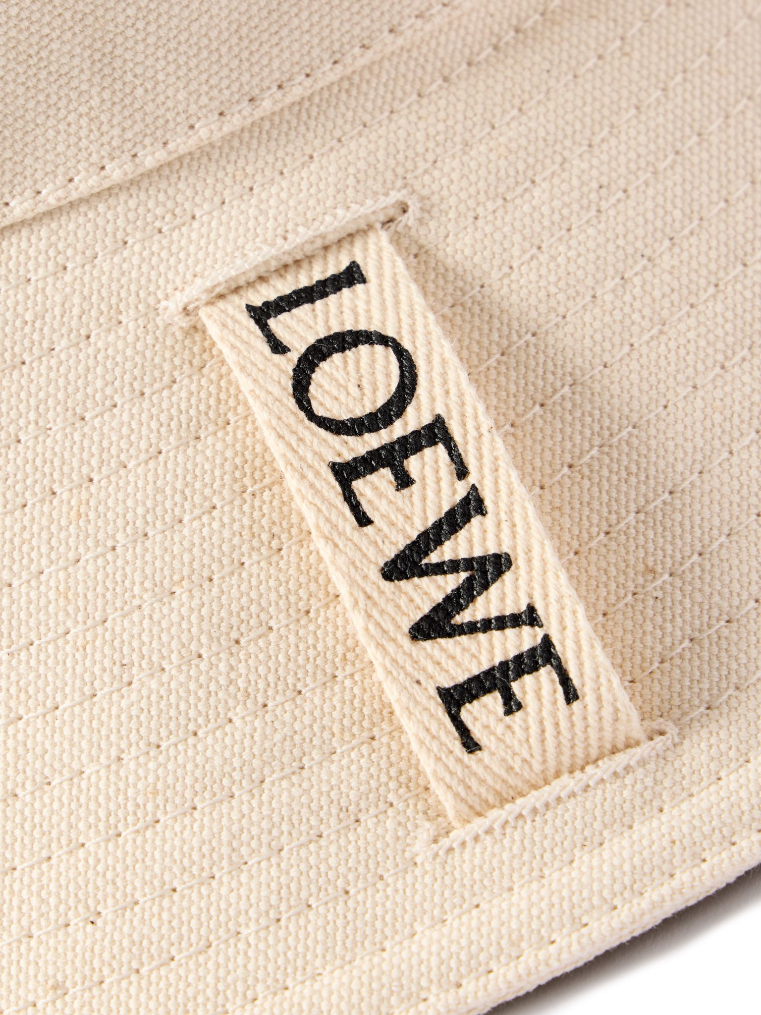 + Paula’s Ibiza Logo-Appliquèd Cotton-Canvas Bucket Hat Ivory - 4