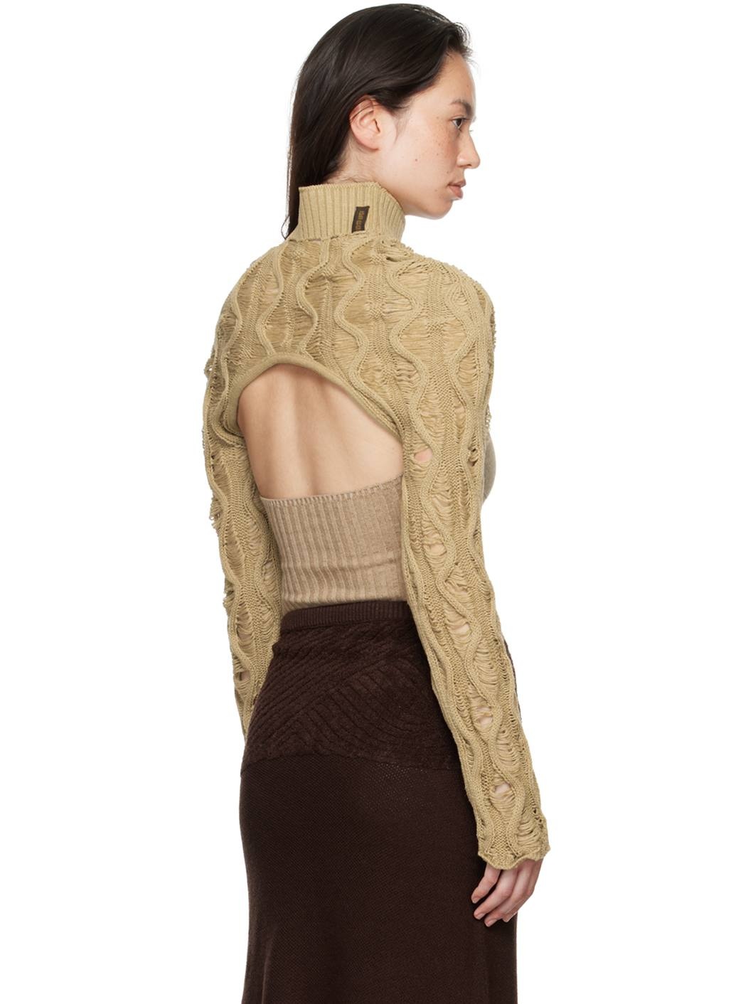 Beige Fudgy Sleeves - 3