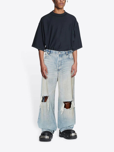 BALENCIAGA Destroyed loose-fit jeans outlook